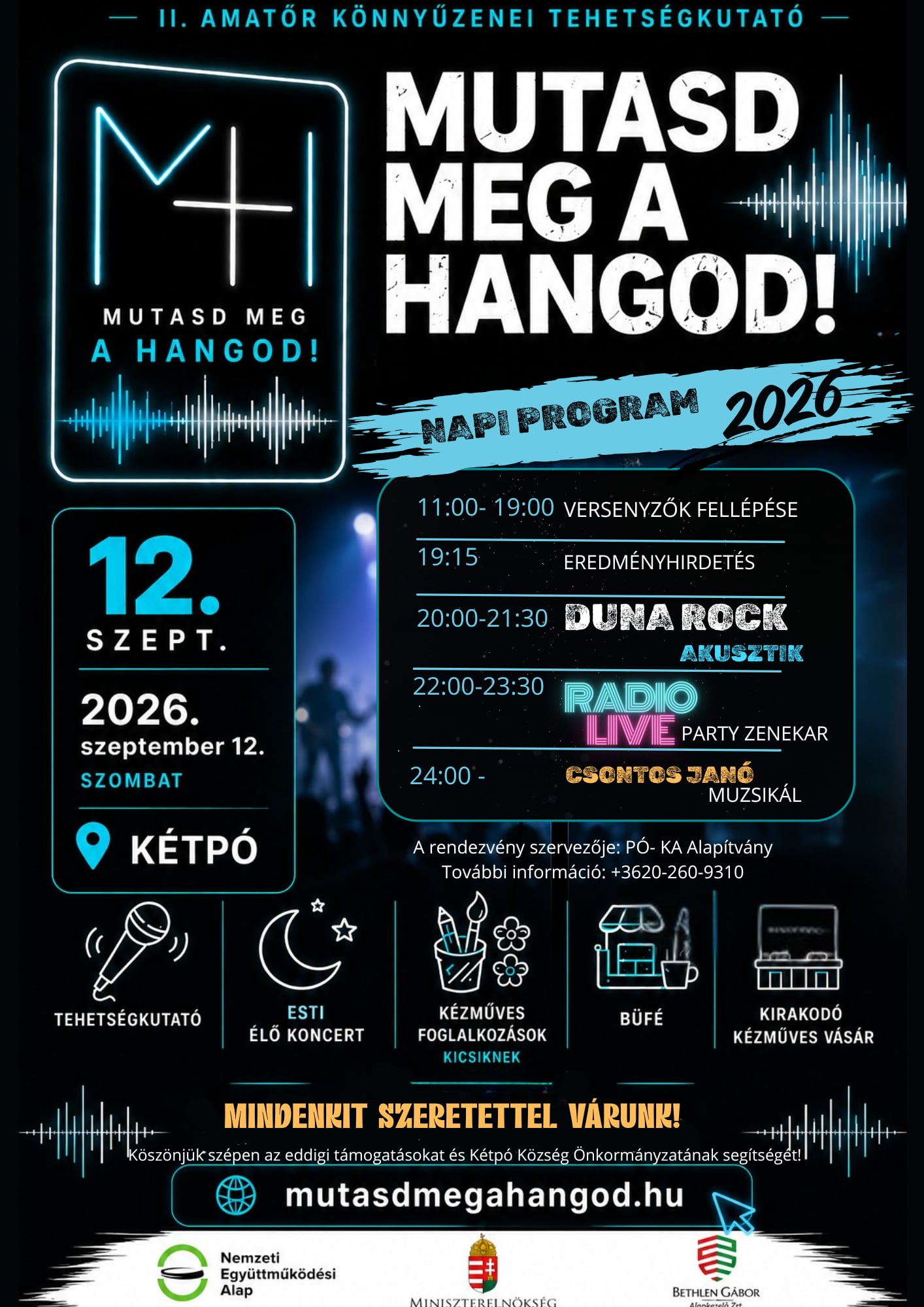 Mutasd meg a hangod 2026 napi program plakát